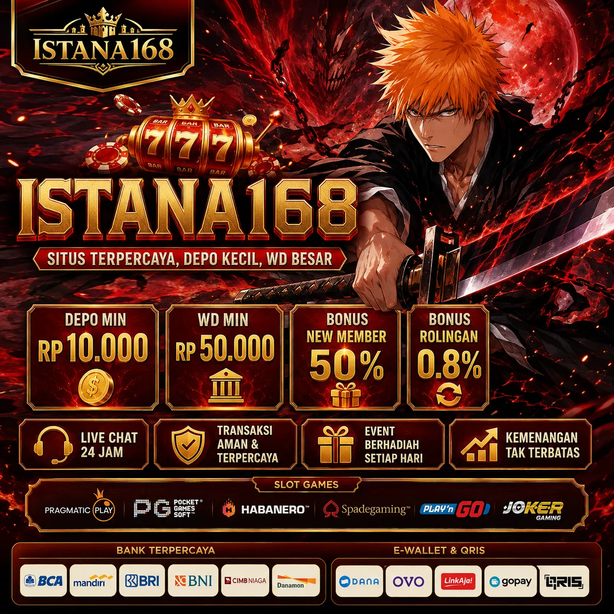 ISTANA168 Banner
